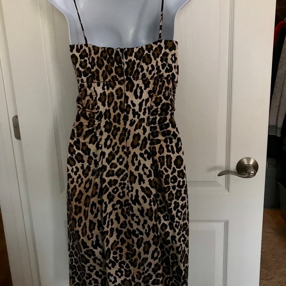 Leopard animal print spaghetti strap dress - Picture 3 of 3